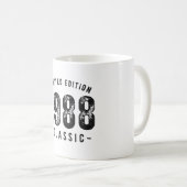 1988 Klassiek Geboortejaar Koffiemok (Voorkant rechts)