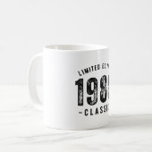 1988 Klassiek Geboortejaar Koffiemok (Voorkant links)