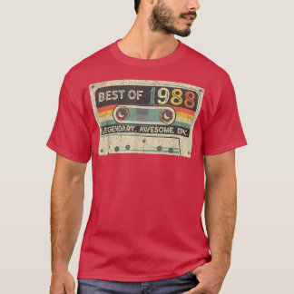  1988 Limited Edition Cassettebandje 34th Bi T-shirt