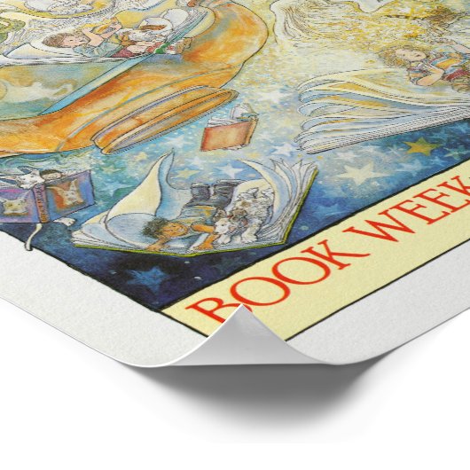 1988 Poster van de boekweek van kinderen (Hoek)