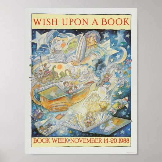 1988 Poster van de boekweek van kinderen (Voorkant)