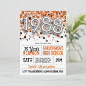 1988 Uitnodiging tot hereniging van de middelbare  (Staand voorkant)