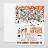 1988 Uitnodiging tot hereniging van de middelbare  (Voorkant / Achterkant)