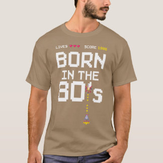 1988 Verjaardag Retro Gamer Piel Geboren in de jar T-shirt