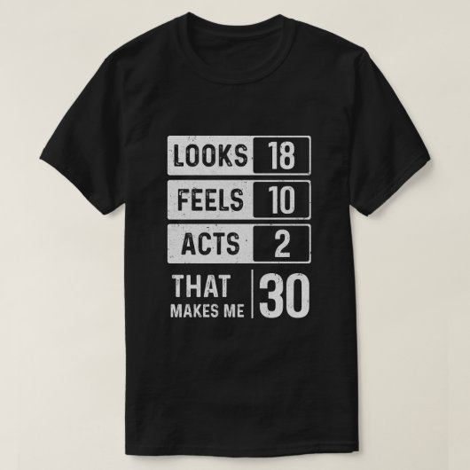 1989 30e verjaardag ziet er uit dat de feels acts  t-shirt (Design voorkant)