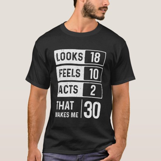 1989 30e verjaardag ziet er uit dat de feels acts t-shirt (Voorkant)