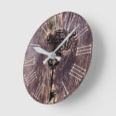 1989  acrylwandklok ronde klok (Hoek)