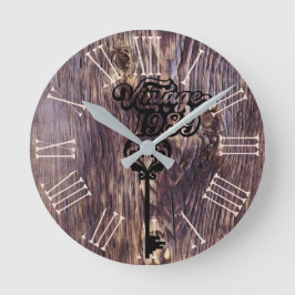 1989  acrylwandklok ronde klok