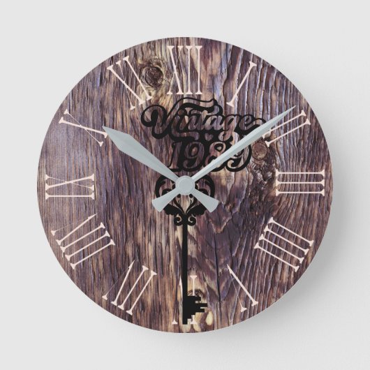 1989  acrylwandklok ronde klok (Voorkant)