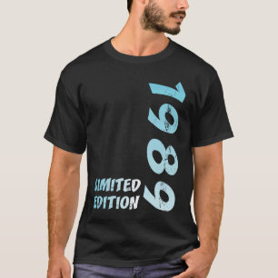 1989 Birthday Limited Edition 34 jaar Idea T-shirt