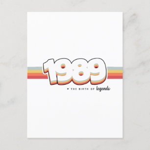 1989 De geboorte van legendes Briefkaart