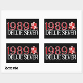 1989 Delije Sever  Rechthoekige Sticker (Vel)