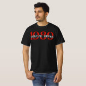 1989 Delije Sever Rood Wit T-shirt (Voorkant volledig)