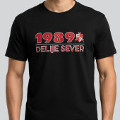 1989 Delije Sever Rood Wit T-shirt