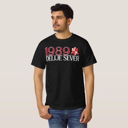 1989 Delije Sever  T-shirt (Voorkant volledig)