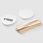 1989 Hashtag 36 Verjaardag Jubileum Handwaaier (Niet-gemonteerd)