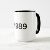 1989 Hashtag 36 Verjaardag Jubileum Mok (Voorkant rechts)