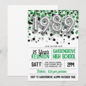 1989 High School College Reunion Uitnodiging (Voorkant / Achterkant)