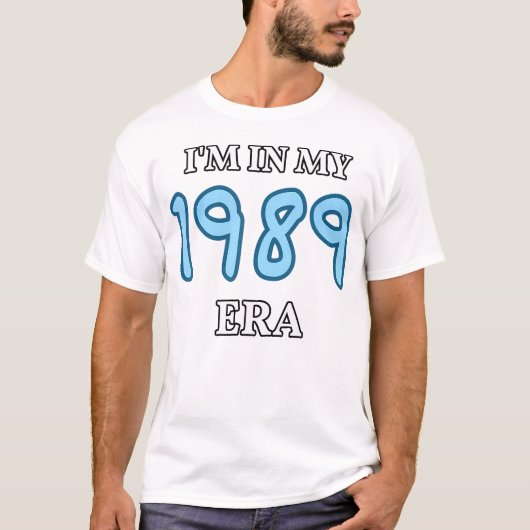 1989 middelbare school tijdperk Afstuderen T-shirt (Voorkant)