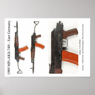 1989 MPi-AKS-74N Oost-Duitsland Poster