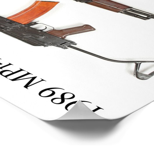 1989 MPi-AKS-74N Oost-Duitsland Poster (Hoek)