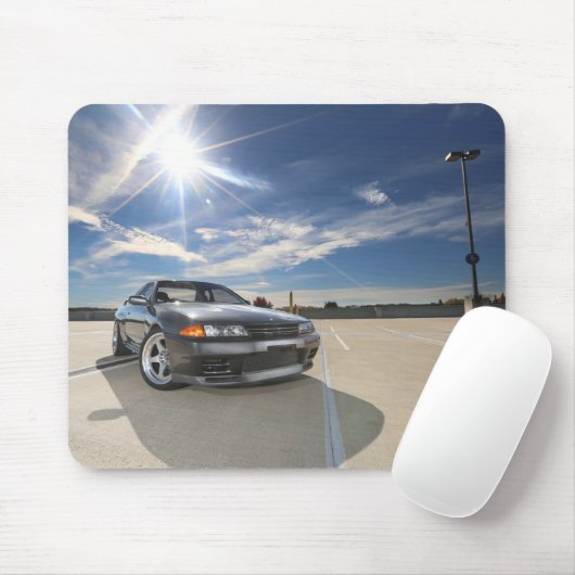 1989 NISSAN SKYLINE R32 GT-R Mousepad Muismat (Met muis)