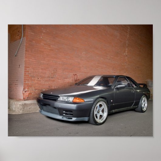1989 Nissan Skyline R32 GT-R Poster (Voorkant)