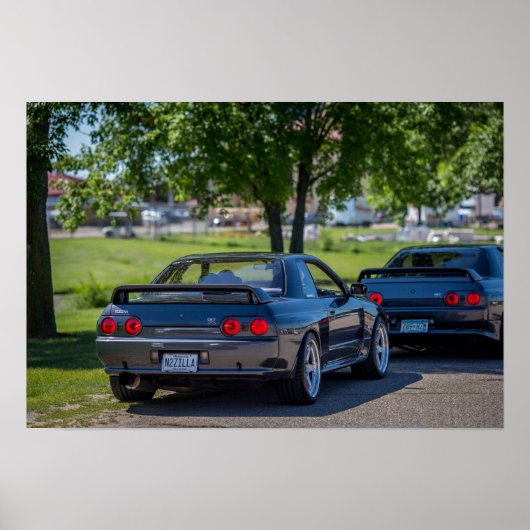 1989 Nissan Skyline R32 GT-R Poster (Voorkant)