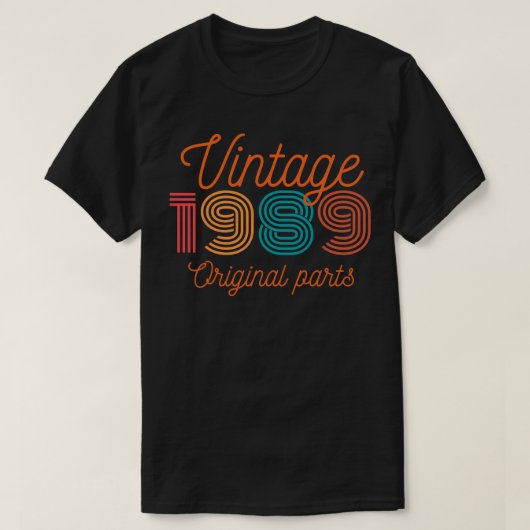  1989 Oorspronkelijke onderdelen T-shirt (Design voorkant)