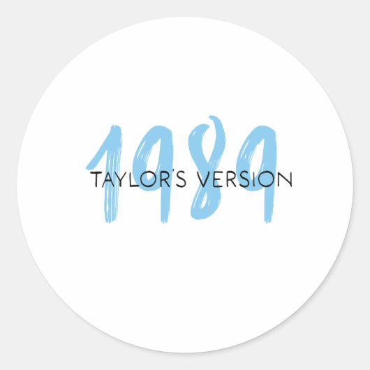 1989 RONDE STICKER (Voorkant)