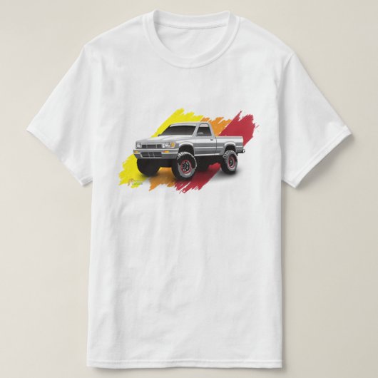 1989 Toyota Pickup Truck 4x4 T-Shirt (Design voorkant)