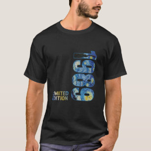 1989 Verjaardag Vincent Van Gogh Sterrennacht T-shirt