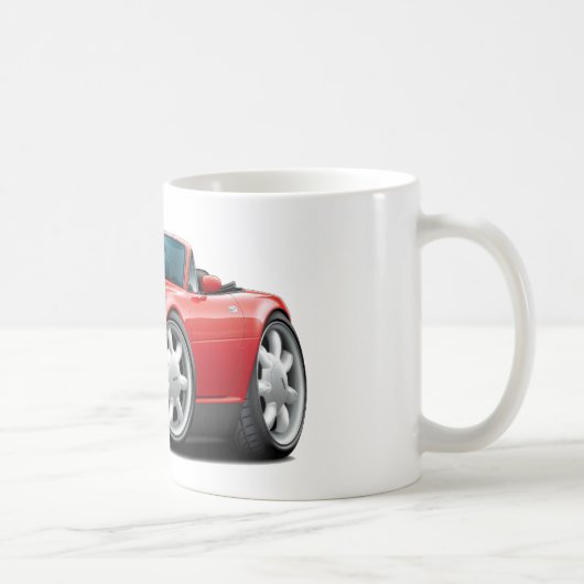 1990-1998 Miata Red Car Koffiemok (Rechts)