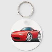 1990-1998 Miata Red Car Sleutelhanger (Voorkant)