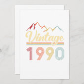 1990 31e verjaardag van de 31e verjaardag van de kaart (Voorkant / Achterkant)