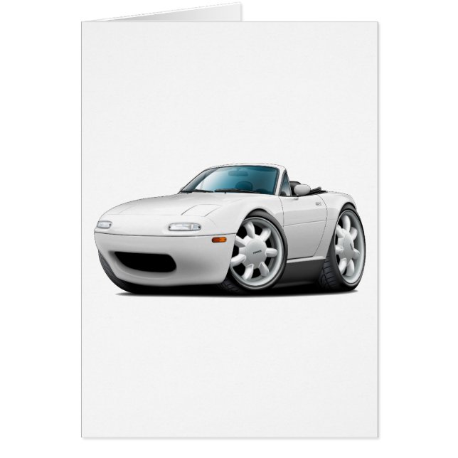 1990-98 Miata White Car (Voorkant)