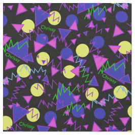 1990, aangepaste naamstof retro stof