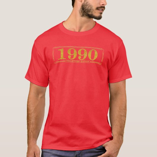 1990 Collectors Edition Red T-Shirt (Voorkant)