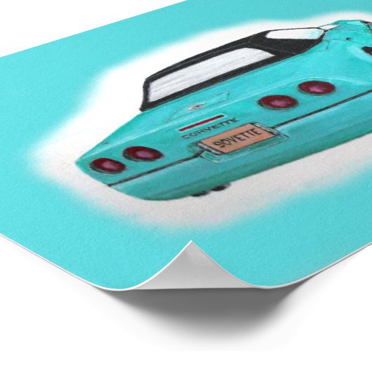 1990 Corvette Poster (Hoek)