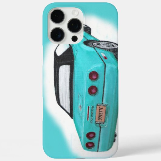 1990 Corvette Poster Case-Mate iPhone Case (Achterkant)