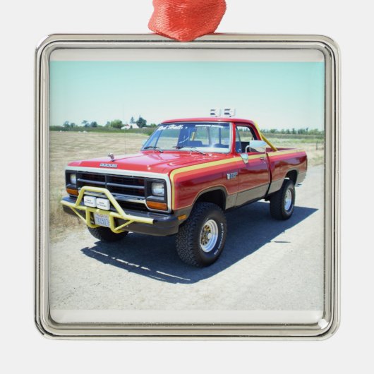 1990 Dodge Ram 150 Rod Hall Signature Edition #18 Metalen Ornament (Voorkant)