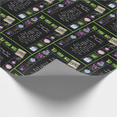 1990 Geboortejaar Trivia Cadeaupapier (Hoek)