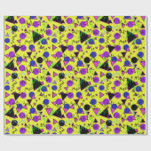 1990 gewaagd geometrisch cadeaupapier (Vlak)