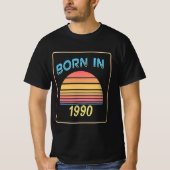  1990 Grappig Verjaardag T-shirt (Voorkant)