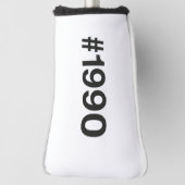 1990 Hashtag 35 Verjaardag Jubileum Golfheadcover (Draai 90)