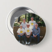 1990 Ouderen Ronde Button 7,6 Cm (Voorkant /achterkant)