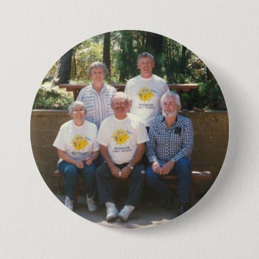 1990 Ouderen Ronde Button 7,6 Cm (Voorkant)