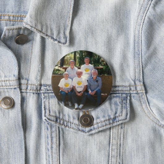 1990 Ouderen Ronde Button 7,6 Cm (In situ)