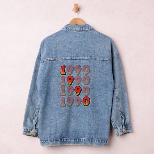 1990 Retro ontwerp Denim Jacket (Hangar)
