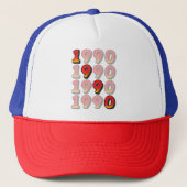 1990 Retro ontwerp Trucker Pet (Voorkant)